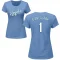 Women's Buddy Biancalana Name & Number T-Shirt - Light Blue