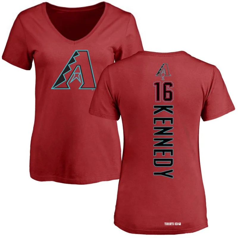 Women's Buddy Kennedy Backer Slim Fit T-Shirt - Red