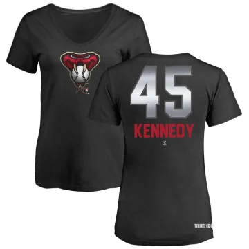 Women's Buddy Kennedy Name & Number T-Shirt - Black - Tshirtsedge