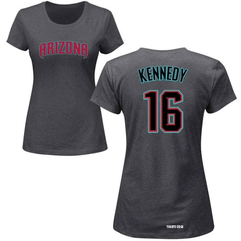 Women's Buddy Kennedy Name & Number T-Shirt - Black - Tshirtsedge