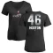 Women's Burt Hooton Midnight Mascot V-Neck T-Shirt - Black