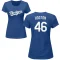 Women's Burt Hooton Name & Number T-Shirt - Royal