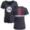 Women's Cade Cunningham Name and Number Banner Wave V-Neck T-Shirt - Navy