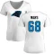 Women's Cade Mays Name & Number Slim Fit T-Shirt - White