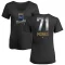 Women's Caden Monke Midnight Mascot V-Neck T-Shirt - Black