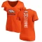 Women's Caden Sterns Backer Slim Fit T-Shirt - Orange