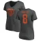 Women's Cairo Santos One Color T-Shirt - Ash