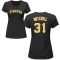 Women's Cal Mitchell Name & Number T-Shirt - Black