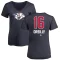 Women's Cal O'Reilly Name and Number Banner Wave V-Neck T-Shirt - Navy