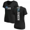 Women's Calvin Johnson Backer Slim Fit T-Shirt - Black