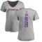 Women's Cam Akers Backer V-Neck T-Shirt - Ash