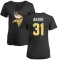 Women's Cam Akers Name & Number Slim Fit T-Shirt - Black