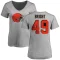 Women's Cam Bright Name & Number Slim Fit T-Shirt - Ash