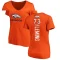 Women's Cam Fleming Backer Slim Fit T-Shirt - Orange