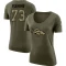 Women's Cam Fleming Legend Salute to Service Scoop Neck T-Shirt - Olive