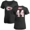 Women's Cam Jones Name & Number Slim Fit T-Shirt - Black