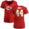 Women's Cam Jones Name & Number Slim Fit T-Shirt - Red