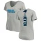 Women's Cam Newton Backer V-Neck T-Shirt - Ash