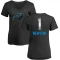 Women's Cam Newton Midnight Mascot T-Shirt - Black