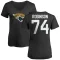 Women's Cam Robinson Name & Number Slim Fit T-Shirt - Black