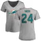 Women's Cam Smith Name & Number Slim Fit T-Shirt - Ash