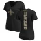 Women's Cameron Dantzler Sr. Backer Slim Fit T-Shirt - Black