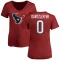 Women's Cameron Dantzler Sr. Name & Number Slim Fit T-Shirt - Red