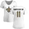 Women's Cameron Dantzler Sr. Name & Number Slim Fit T-Shirt - White