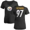 Women's Cameron Heyward Name & Number Slim Fit T-Shirt - Black