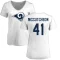 Women's Cameron McCutcheon Name & Number Slim Fit T-Shirt - White