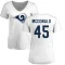 Women's Camren McDonald Name & Number Slim Fit T-Shirt - White