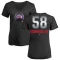 Women's Carl Edwards Jr. Midnight Mascot V-Neck T-Shirt - Black