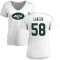 Women's Carl Lawson Name & Number Slim Fit T-Shirt - White