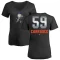 Women's Carlos Carrasco Midnight Mascot V-Neck T-Shirt - Black