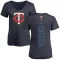 Women's Carlos Correa Backer Slim Fit T-Shirt - Navy