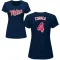 Women's Carlos Correa Name & Number T-Shirt - Navy