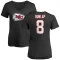 Women's Carlos Dunlap Name & Number Slim Fit T-Shirt - Black