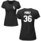 Women's Carlos Perez Name & Number T-Shirt - Black