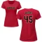 Women's Carlos Vargas Name & Number T-Shirt - Crimson