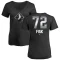 Women's Carlton Fisk Midnight Mascot V-Neck T-Shirt - Black