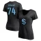 Women's Carson Rehkopf Name & Number T-Shirt - Black