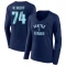 Women's Carson Rehkopf Name & Number Victory Arch T-Shirt - Navy