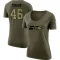 Women's Carson Tinker Legend Salute to Service Scoop Neck T-Shirt - Olive