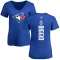 Women's Cavan Biggio Backer Slim Fit T-Shirt - Royal