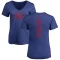 Women's Cayden Primeau One Color Backer T-Shirt - Royal