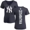 Women's CC Sabathia Backer Slim Fit T-Shirt - Navy