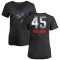 Women's Cecil Fielder Midnight Mascot V-Neck T-Shirt - Black