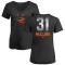 Women's Cedric Mullins Midnight Mascot V-Neck T-Shirt - Black