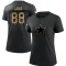 Women's CeeDee Lamb 2020 Salute To Service Performance T-Shirt - Black