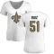 Women's Cesar Ruiz Name & Number Slim Fit T-Shirt - White